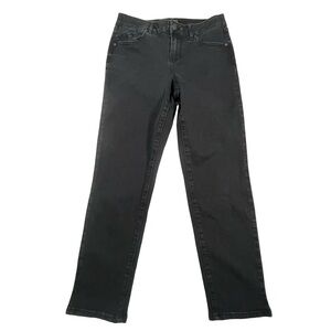 1822 Denim Women's Straight Leg Black Jeans Stretch Size 8